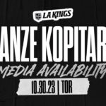 Captain Anze Kopitar | 10.30.23 LA Kings Post-Practice Media from Toronto