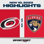 NHL Highlights | Hurricanes vs. Panthers - November 10, 2023