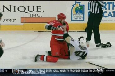 Robert Bortuzzo vs Jay Harrison Feb 28, 2013