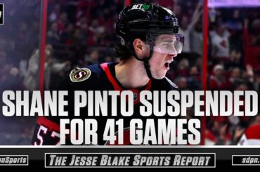 Senators' Shane Pinto Suspended for 41 Games for Gambling Violation | The Jesse Blake Sports Report