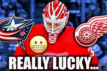 DETROIT RED WINGS GET LUCKY… SQUEAK OUT WIN VS COLUMBUS BLUE JACKETS (Alex DeBrincat Is BACK, Husso)