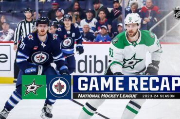 Stars @ Jets 11/11 | NHL Highlights 2023