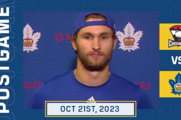 Toronto Marlies Media Availability | Postgame vs. Charlotte Checkers | October 21, 2023