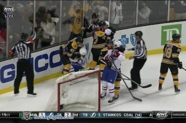 Alex Galchenyuk vs Torey Krug Nov 22, 2014