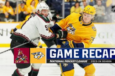 Coyotes @ Predators 11/11 | NHL Highlights 2023