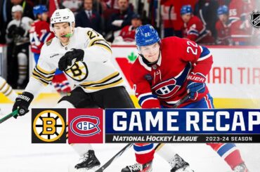 Bruins @ Canadiens 11/11 | NHL Highlights 2023