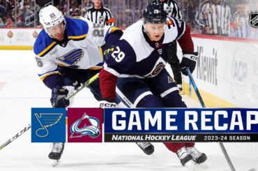 Blues @ Avalanche 11/11 | NHL Highlights 2023