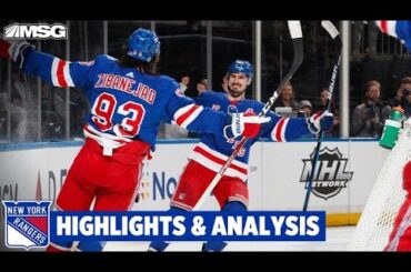 Zibanejad, Kreider Score As Rangers Defeat Devils 3-1 | New York Rangers