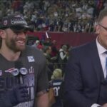 Chris Long shares Super Bowl win with HOF Father | SUPER BOWL LI