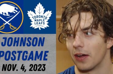 Ryan Johnson Postgame Interview vs Toronto Maple Leafs (11/4/2023)