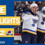 Game Highlights: Blues 8, Avalanche 2