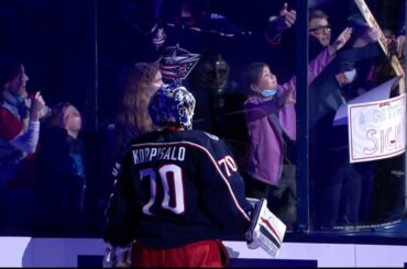 3 Stars and Oliver Bjorkstrand Postgame Interview (Jan. 8, 2022)