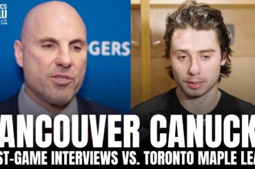 Rick Tocchet & Quinn Hughes React to Vancouver's Loss vs. Toronto: "You Learn From a Stinker"
