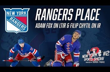 New York Rangers place Adam Fox on LTIR, Filip Chytil on IR & Igor Shesterkin is day-to-day