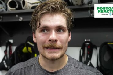 Sam Steel Post Game Press Conference Nov 4 vs Vancouver Canucks