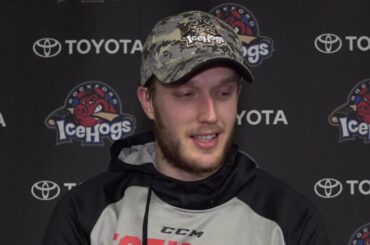 IceHogs Postgame: Anton Forsberg - 12/1/18