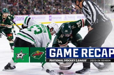Stars @ Wild 11/12 | NHL Highlights 2023