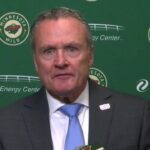 Dean Evason addressed the media after loss to Dallas Stars