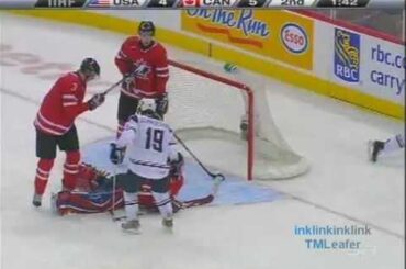 Better Quality - Dustin Tokarski ROBS Colin Wilson - Canada vs USA World Juniors - 31/12/08