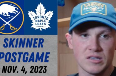 Jeff Skinner Postgame Interview vs Toronto Maple Leafs (11/4/2023)