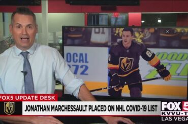 Golden Knights' Jonathan Marchessault added to NHL's COVID Protocols list