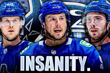 THEY DID WHAT?!? PURE INSANITY FROM THE VANCOUVER CANUCKS… Elias Pettersson, JT Miller, Quinn Hughes