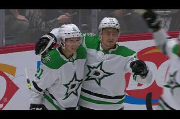 Jason Robertson First Goal of 2023-24 NHL Season | Dallas Stars