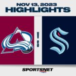 NHL Highlights | Avalanche vs. Kraken - November 13, 2023
