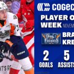 Firebirds' Braeden Kressler named Cogeco OHL Player of the Week