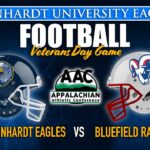 Reinhardt Football vs Bluefield Rams, Veterans Day Game, 11/11/2023, Senior Day, Noon Kickoff