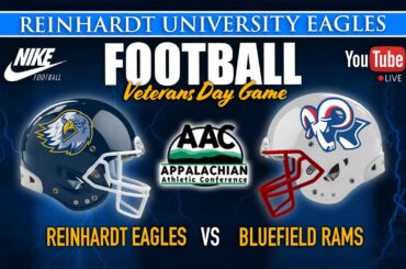Reinhardt Football vs Bluefield Rams, Veterans Day Game, 11/11/2023, Senior Day, Noon Kickoff