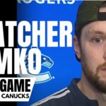 Thatcher Demko Reacts to Shutout Performance vs. Dallas Stars & Vancouver's Impressive Start