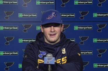 Samuel Blais talks St. Louis Blues Lines, Keeping His Game Simple & Playing In Front of Fans