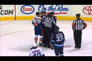 Evander Kane vs Travis Hamonic