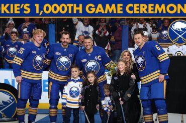 Kyle Okposo's 1,000th NHL Game | Full Opening Ceremony | Buffalo Sabres