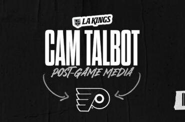Goaltender Cam Talbot | 11.04.23 LA Kings Postgame Media after Philadelphia