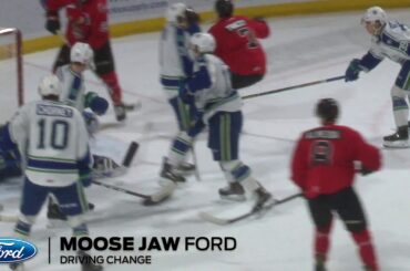 Warriors Goal 2 by #7 Brayden Tracey Moose Jaw Ford - Your peopl