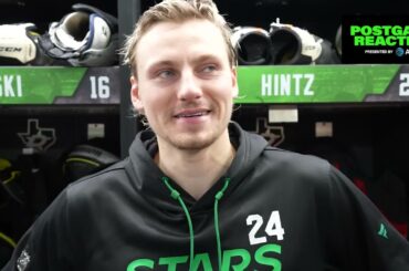 Roope Hintz Post Game Press Conference Oct 30 vs Columbus Blue Jackets