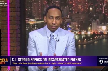 Stephen A. Smith gives love to CJ Stroud