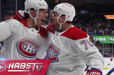 Juraj Slafkovsky's first of the season is a beauty | Ice-level view