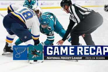 Blues @ Sharks 11/16 | NHL Highlights 2023