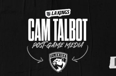 Goaltender Cam Talbot | 11.16.23 Postgame Media | LA Kings vs Florida Panthers