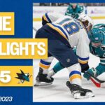 Game Highlights: Sharks 5, Blues 1