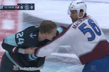 Kurtis MacDermid vs Jamie Oleksiak Nov 13, 2023