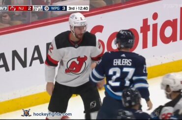 Brendan Smith vs Nikolaj Ehlers Nov 14, 2023