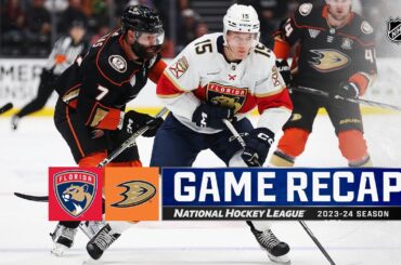 Panthers @ Ducks 11/17 | NHL Highlights 2023