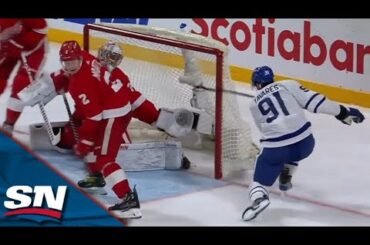 Tyler Bertuzzi Feeds John Tavares To Give The Maple Leafs The Lead In Stockholm