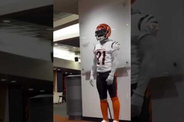 Burrow was not havin' Mike Hilton's mannequin prank (@Bengals) #shorts
