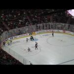 Minnesota Wild's Marc-André Fleury makes a great save vs. Johnathan Kovacevic of Montreal Canadiens