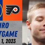 Brandon Biro Postgame Interview vs Philadelphia Flyers (11/1/2023)